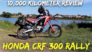 Honda CRF 300 Rally  10000 Kilometer Review [upl. by Ahsitneuq678]