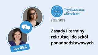 Poznaj zasady i terminy rekrutacji do szkół ponadpodstawowych w Poznaniu i powiecie poznańskim [upl. by Nidnarb219]