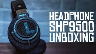 PHILLIPS SHP9500 UNBOXING UM ÓTIMO HEADPHONE POR 80 DÓLARES CONHEÇA ESSE FONE SUPER CONFORTÁVEL [upl. by Neelat]