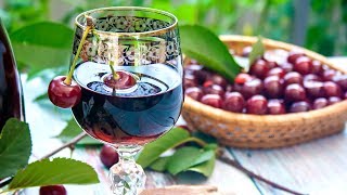 🍒🍷ВИШНЕВАЯ НАСТОЙКА  Вкуснейший напиток из вишни на водке🍷🍒 [upl. by Dnomed]