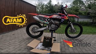 Kupiłem motocykl od handlarza  Teraz go naprawiam z Gmoto  KTM SXF 350 2017  Napęd AFAM [upl. by Elbon988]