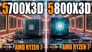 5700X3D vs 5800X3D Benchmarks  Tested in Games and Applications [upl. by Halladba966]