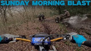 THE BEST WAY TO SPEND A SUNDAY MORNING  UK OFF ROADING ON MY HUSQVARNA TE250 offroad endurolife [upl. by Catriona]