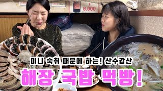 미니 숙취 때문에 하는 해장 브이로그 미니비니VLOG [upl. by Leunamne]