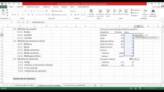 Resumen numérico de datos en InfoStat y Excel 2013 [upl. by Rivi]