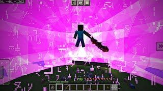 Dark Blade  Ultimate Dark Atomic Skill  Shounen De Fantasy addon Minecraft Bedrock [upl. by Ynohtnael940]