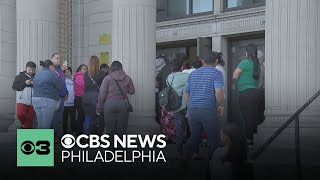 11yearold student stabs 2 teacher aides at Castor Gardens Middle School in Philadelphia [upl. by Vashtee]