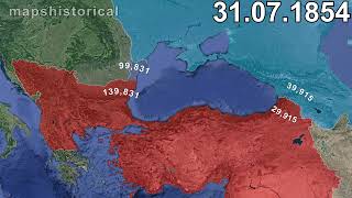 The Crimean War in 1 minute using Google Earth [upl. by Gine]