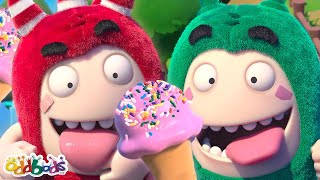 ODDBODS  NEW  DOUBLE SCOOP🍦 Best Oddbods Full Episode  Funny Cartoons [upl. by Ressan]