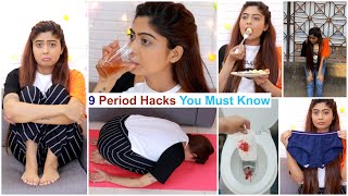 9 Life Saving PERIOD HACKS Every Girl Must Know  Rinkal Soni [upl. by Ahsenom]