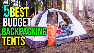 ✅Top 5 Best Budget Backpacking Tents in 2024  The Best Budget Backpacking Tents Reviews [upl. by Ahsataj]