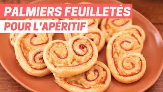 Palmiers feuilletés trop faciles et rapides pour lapéritif [upl. by Atig]