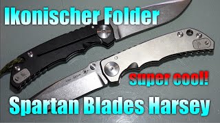 Ikonischer Folder I Sebenza Konkurent I Spartan Blades Harsey I untermesserung [upl. by Burnett33]