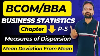 Mean Deviation from Mean  Individual Discreate amp Continuous Series  Measures of Dispersion part5 [upl. by Kilk539]