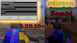 Servidor Semi Anarquico ZOMBIE APOCALIPSIS  para Minecraft Bedrock 12141 TIERRA ZOMBIE [upl. by Htiekram]