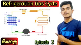 Refrigeration cycle explained  Basic refrigeration cycle how it works [upl. by Terena]