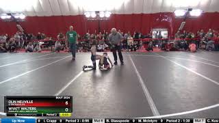 12U 82 Olin Neuville XFactor Elite Vs Wyatt Walters Mankato Area Wrestling [upl. by Akciret575]