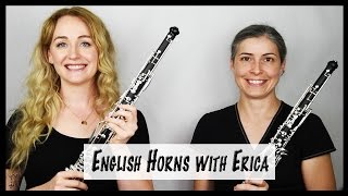 English Horn Instrument Comparison with GUEST ERICA HOWARD [upl. by Norahs889]