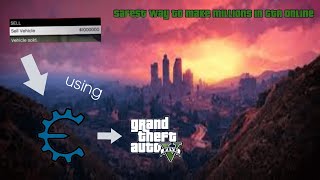 Safest way to make MILLIONS in GTA 5 OnlineCheat Engine PC [upl. by Rind]