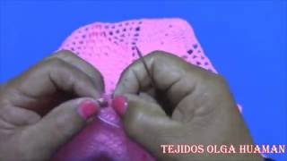 Como unir los cuadros tejidos a crochet para colchas y cojines [upl. by Eednar]