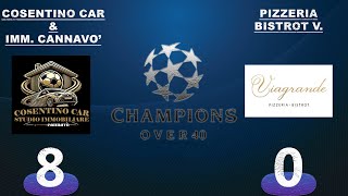 CHAMPIONS LEAGUE OVER40 COSENTINO CAR amp IMM CANNAVO 80 PIZZERIA BISTROT V [upl. by Trent]