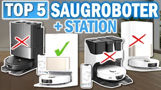 Top 5 SAUGROBOTER mit STATION 2024  Die 5 Besten Saugroboter mit Station im Vergleich [upl. by Doner970]