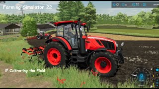 Cultivating the field after Plowing  FS 22 [upl. by Klara473]