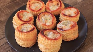 Chicken Patties Vol au vent Recipe 😍 By Chef Hafsa [upl. by Harlene]