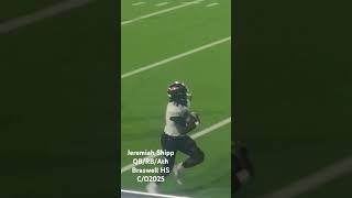 Texas High School Football QBAth Jeremiah Shipp Braswell HS [upl. by Arlyn]