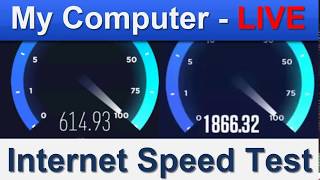 Internet Speed test of my Computer Virtual Private Server Speed Test of Google Cloud Computing [upl. by Yenruoj]