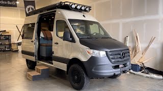 4x4 Sprinter camper van  Our favorite build so far [upl. by Atahs]