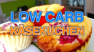 Käsekuchen Low Carb  backen  ohne Boden  Rezepte  Muffins  selber machen   paulklikscom [upl. by Llennor]