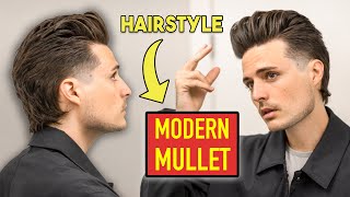 Mens Hair Tutorial  Modern LowFade Mullet Hairstyle [upl. by Enahsed769]