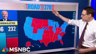 Steve Kornacki maps the road to 270 at start of the campaign [upl. by Barnum]