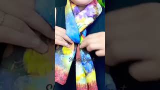 Easy Styling Method  fashion scarf shorts scarfstyle viral youtubeshorts trending scarves [upl. by Amery]