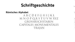 111 TypografieSchriften  Schriftgeschichte [upl. by Ledoux]