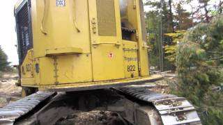 Tigercat 822 Feller Buncher Walkaround [upl. by Annehs939]