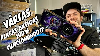 Openbox de placas de vídeo antigas e RARAS [upl. by Deehahs]