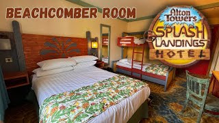 BEACHCOMBER ROOM TOUR  SPLASH LANDING HOTEL  ALTON TOWERS RESORT  MAY 2024 [upl. by Lais603]