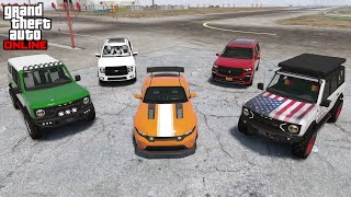 GTA 5  Vapid Riata TXS Caracara 2022 Dominator 204 amp Albany Cavalcade III [upl. by Berkow938]