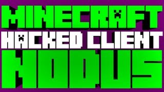 Minecraft  147 Hacked Client  Nodus  WiZARD HAX [upl. by Einoj283]