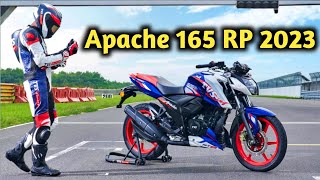 TVS Apache 165 RP 2023 Model 🔥 Full Review amp Ride Mileage Price Top Speed [upl. by Fadden757]