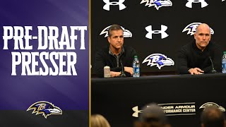 Full Ravens PreDraft Press Conference  Baltimore Ravens [upl. by Liss]