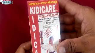 Kidicare plus vitamins ironminerals infoहिन्दी में [upl. by Schmidt]