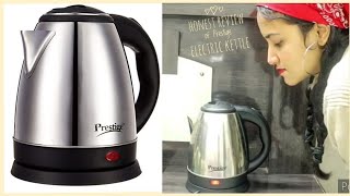 Prestige Electric Kettle  Product Review  How to use Prestige Electric Kettle [upl. by Nyleda298]