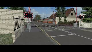 OMSI 2  Bowdenham V5  Charlie Street level crossing [upl. by Enilada]