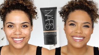 NARS Pure Radiant Tinted Moisturizer Review WeartestFlash Photo Test [upl. by Vite]