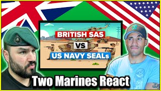 Two Marines React  British SAS vs US Navy SEALs [upl. by Frodeen]