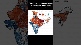 India GDP per capita district and state wise 2024  2025 infostreamtelugu indiangdp [upl. by Eannaj222]