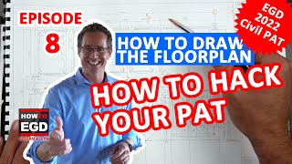 HOW to DRAW THE FLOOR PLAN  Gr 12 EGD 2022  Episode 8 [upl. by Hazlip]